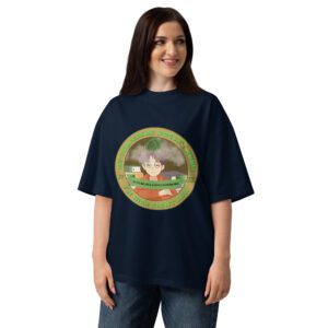 My Professor Doesn't Know I'm High Right Now Oversized High Neck T-Shirt